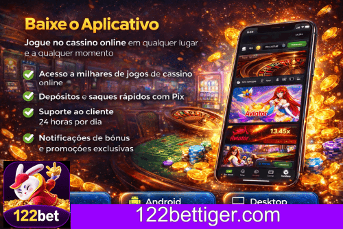 Aplicativo móvel 122BET para iOS e Android